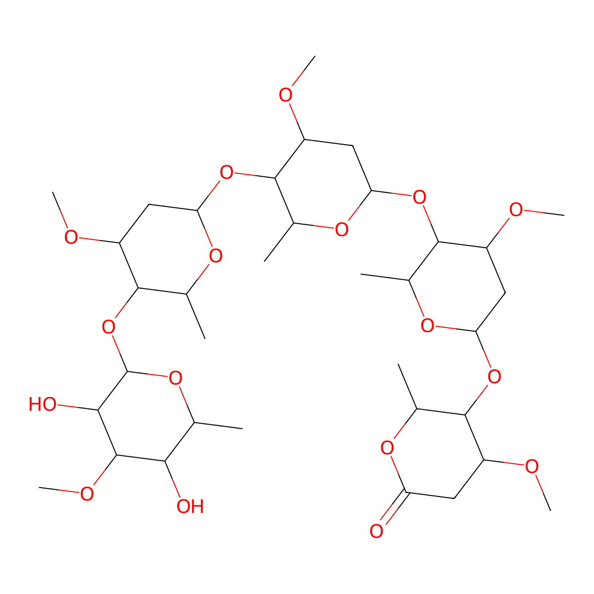 Perisesaccharide C molecular structure, CAS 1311473-28-5
