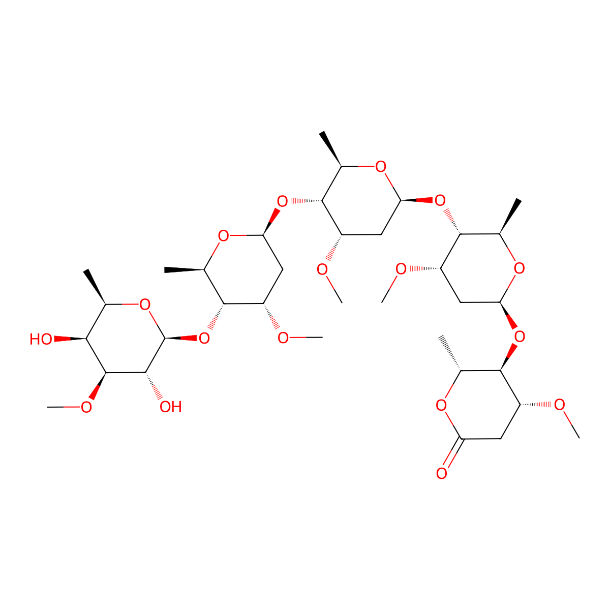 Perisesaccharide C molecular structure, CAS 1311473-28-5