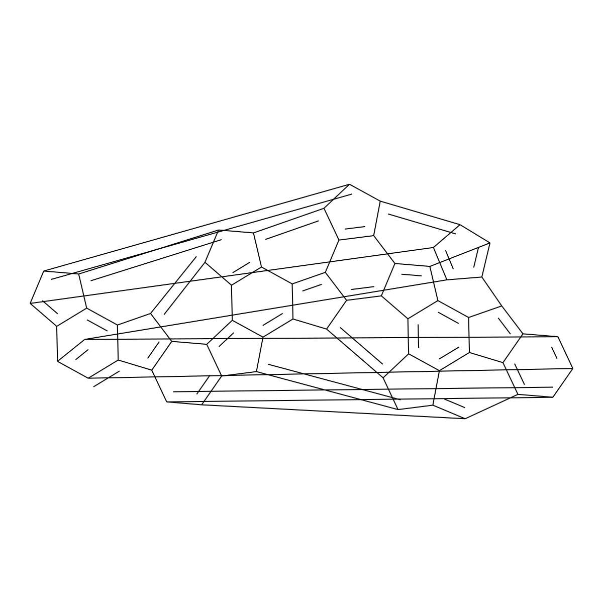 Fullerenes molecular structure, CAS 131159-39-2