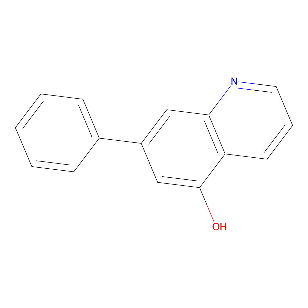 7-Phenylquinolin-5-ol molecular structure, CAS 131169-55-6