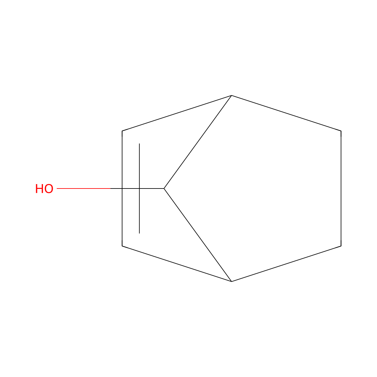 Bicyclo(2.2.1)hept-2-en-7-ol molecular structure, CAS 13118-70-2