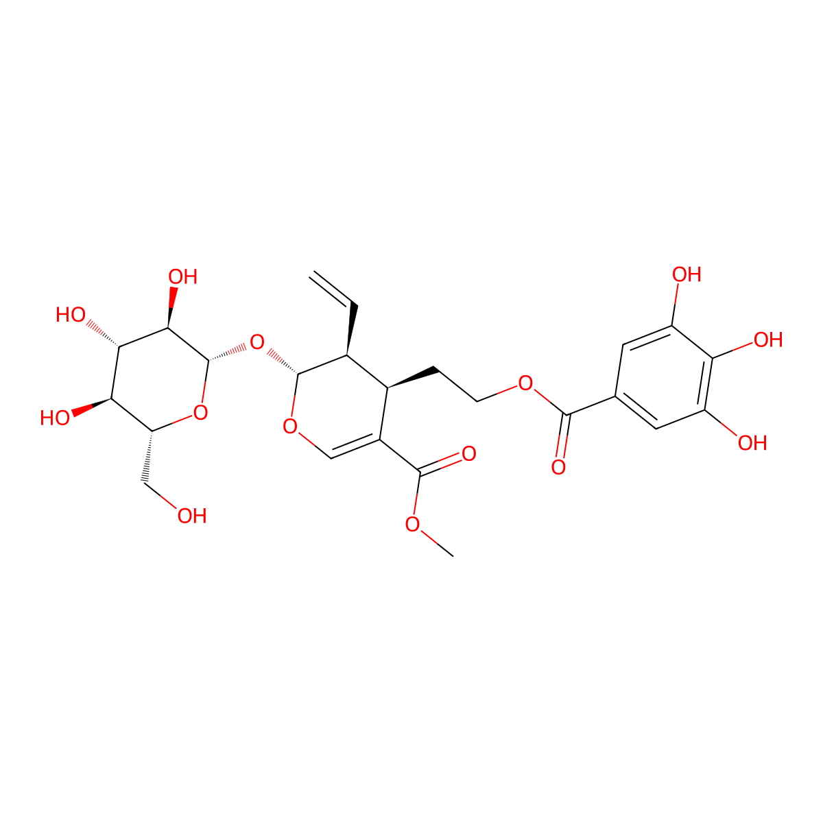Cornuside molecular structure, CAS 131189-57-6