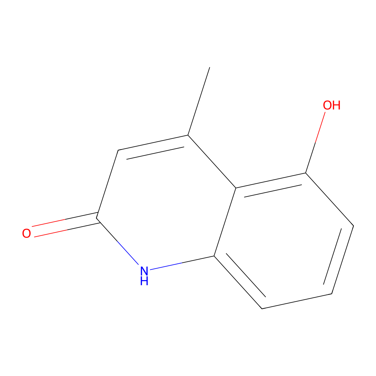 5-Hydroxy-4-methylquinolin-2(1H)-one molecular structure, CAS 131195-67-0