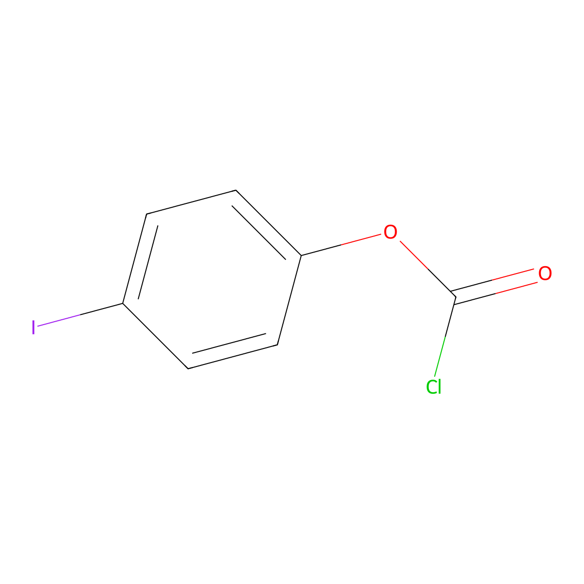 4-Iodophenyl chloroformate molecular structure, CAS 1312010-00-6