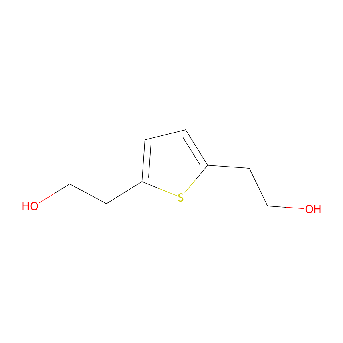 2,5-Thiophenediethanol molecular structure, CAS 131202-62-5