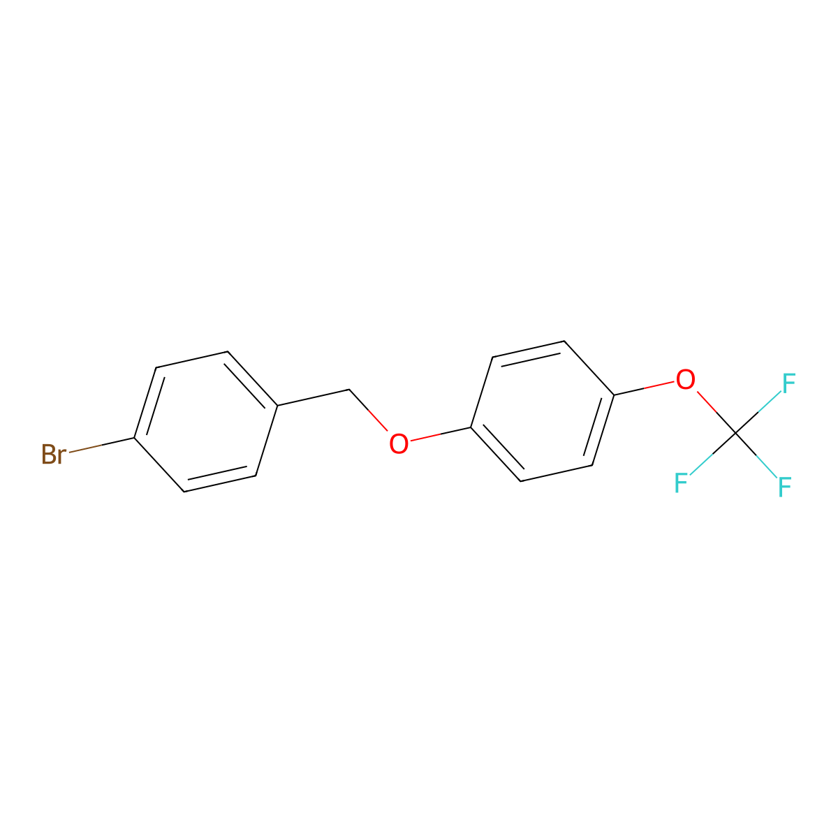 1-Bromo-4-((4-(trifluoromethoxy)phenoxy)methyl)benzene molecular structure, CAS 1312077-91-0