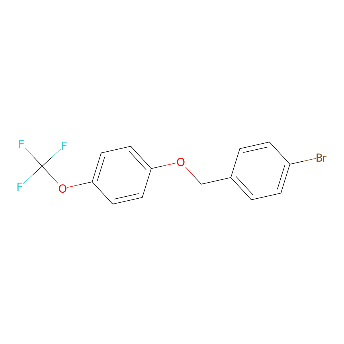 1-Bromo-4-((4-(trifluoromethoxy)phenoxy)methyl)benzene molecular structure, CAS 1312077-91-0