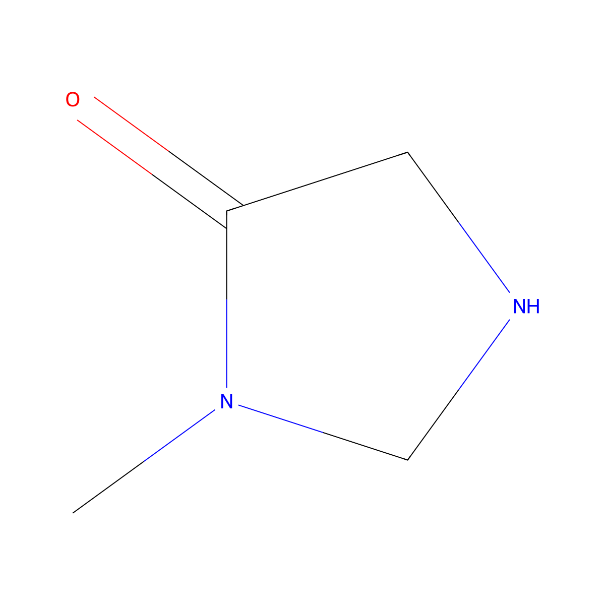 3-Methylimidazolidin-4-one molecular structure, CAS 131213-45-1