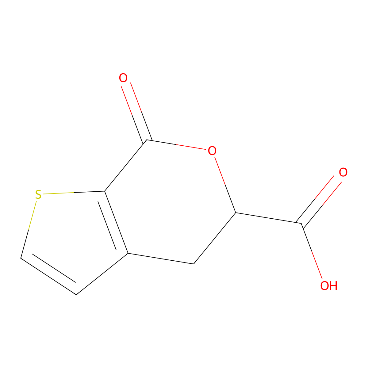 7-Oxo-5,7-dihydro-4H-thieno[2,3-c]pyran-5-carboxylic acid molecular structure, CAS 1312137-84-0