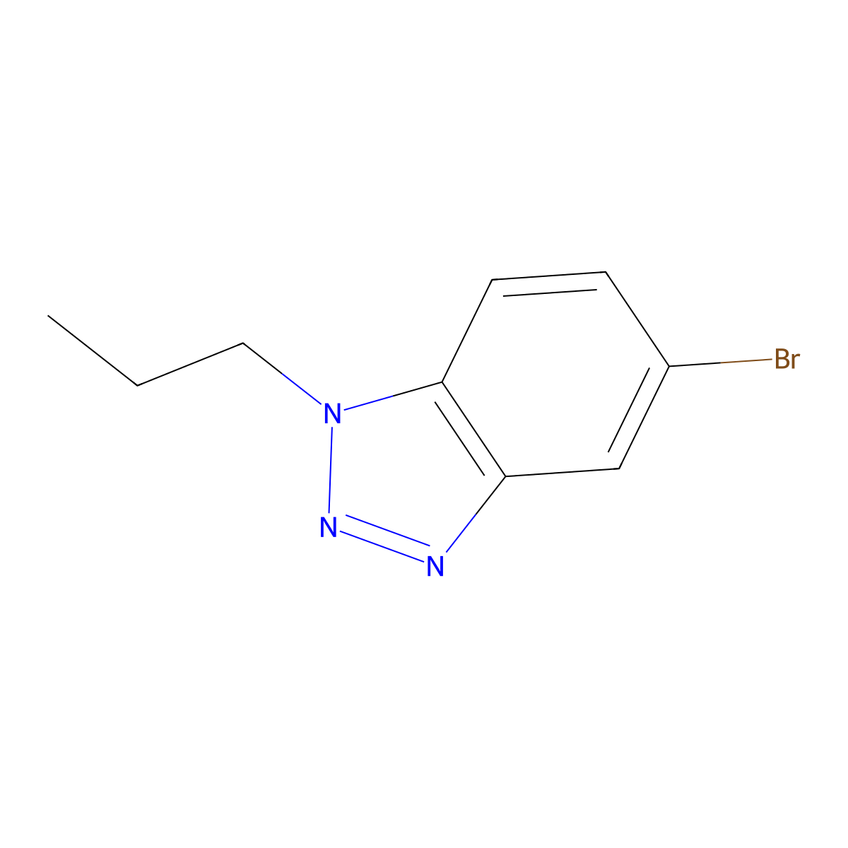 5-Bromo-1-propyl-1H-benzo[d][1,2,3]triazole molecular structure, CAS 1312138-53-6
