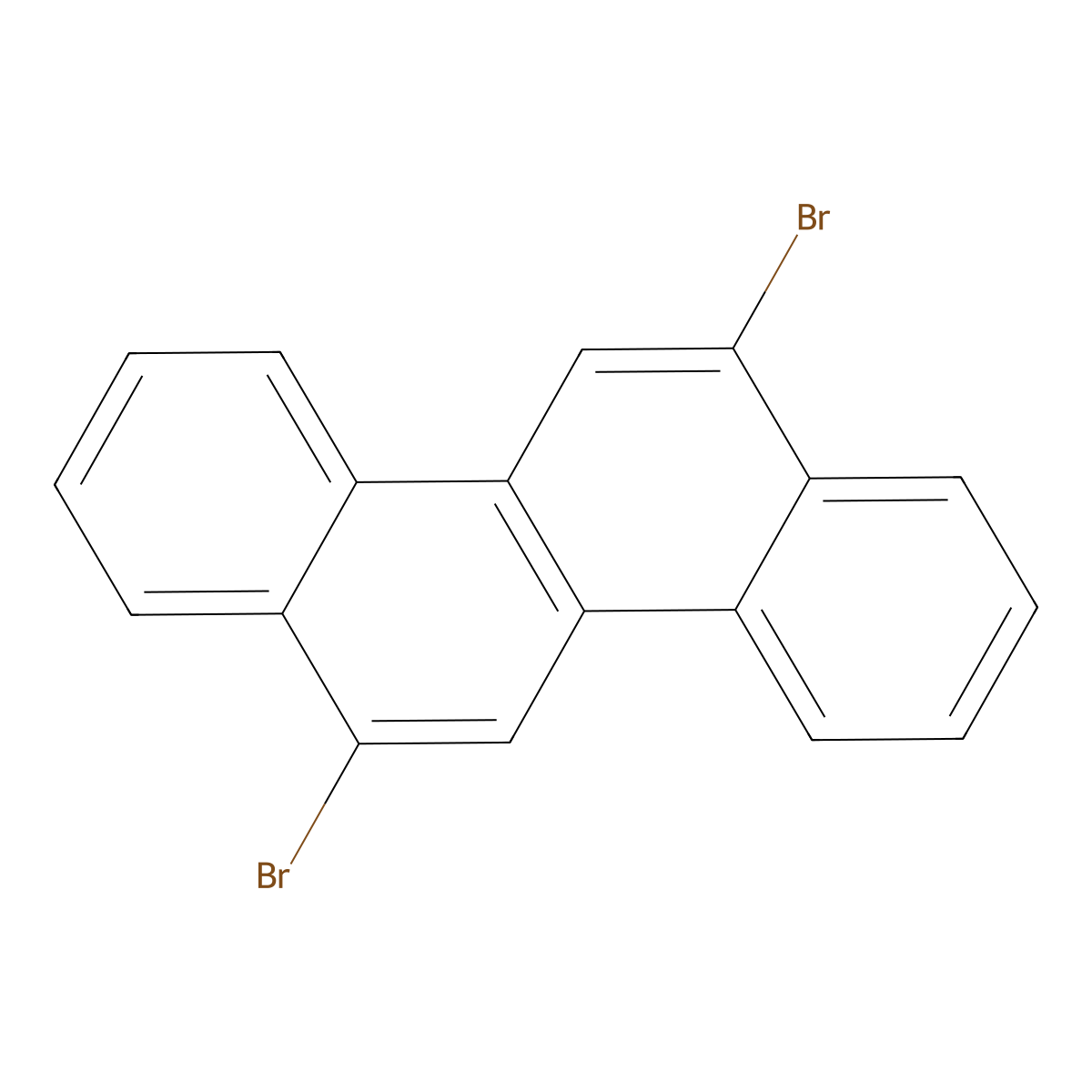 6,12-Dibromochrysene molecular structure, CAS 131222-99-6