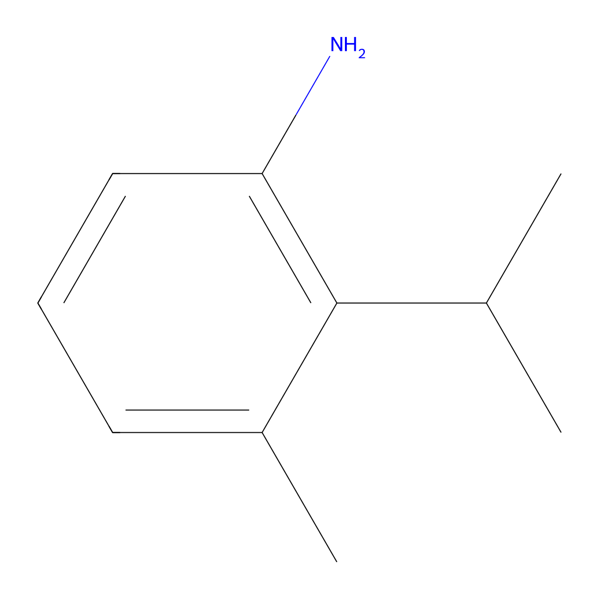 2-Isopropyl-3-methylaniline molecular structure, CAS 131223-57-9