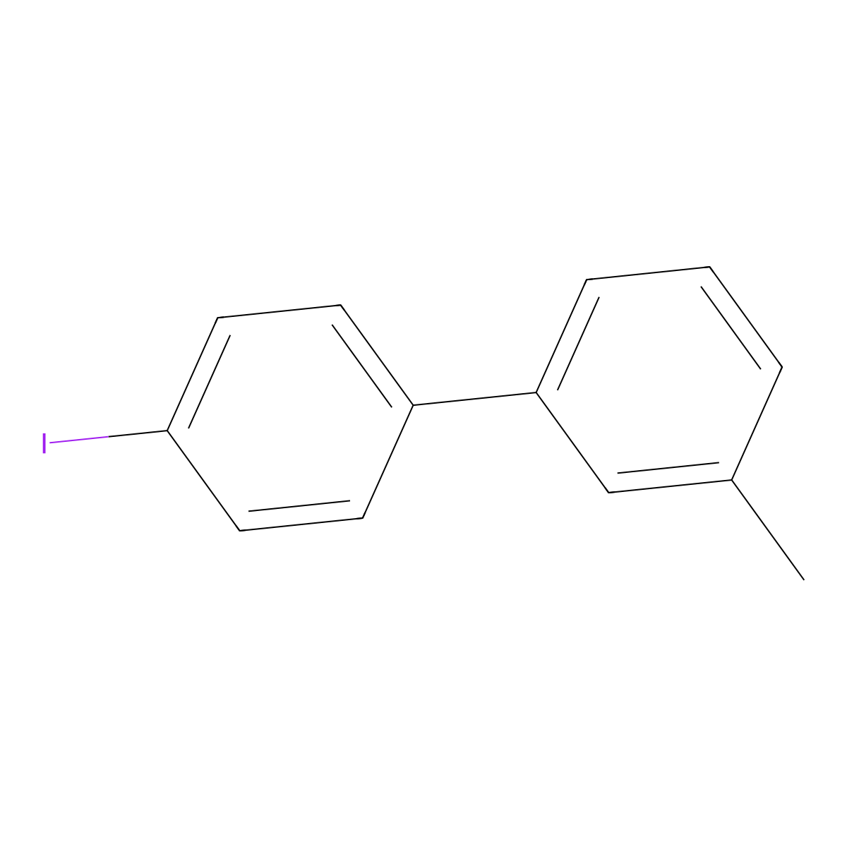 4'-Iodo-3-methyl-1,1'-biphenyl molecular structure, CAS 1312304-72-5