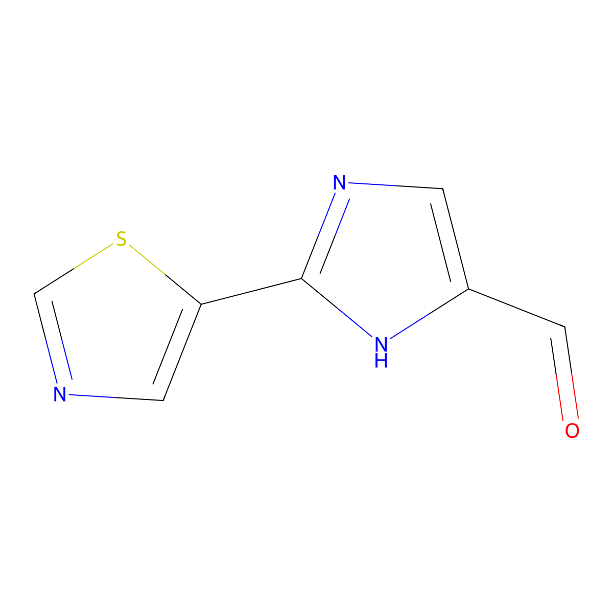 2-(5-Thiazolyl)imidazole-5-carbaldehyde molecular structure, CAS 1312325-04-4