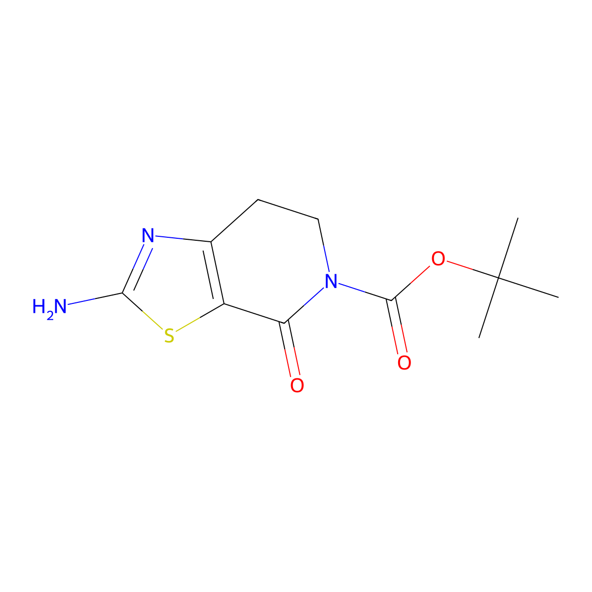 tert-Butyl 2-amino-4-oxo-6,7-dihydrothiazolo[5,4-c]pyridine-5(4H)-carboxylate molecular structure, CAS 1312412-88-6