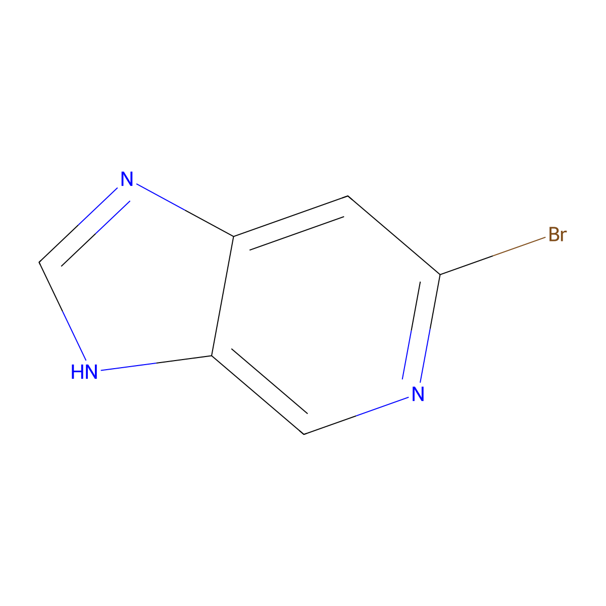 6-Bromo-1H-imidazo[4,5-c]pyridine molecular structure, CAS 1312440-90-6