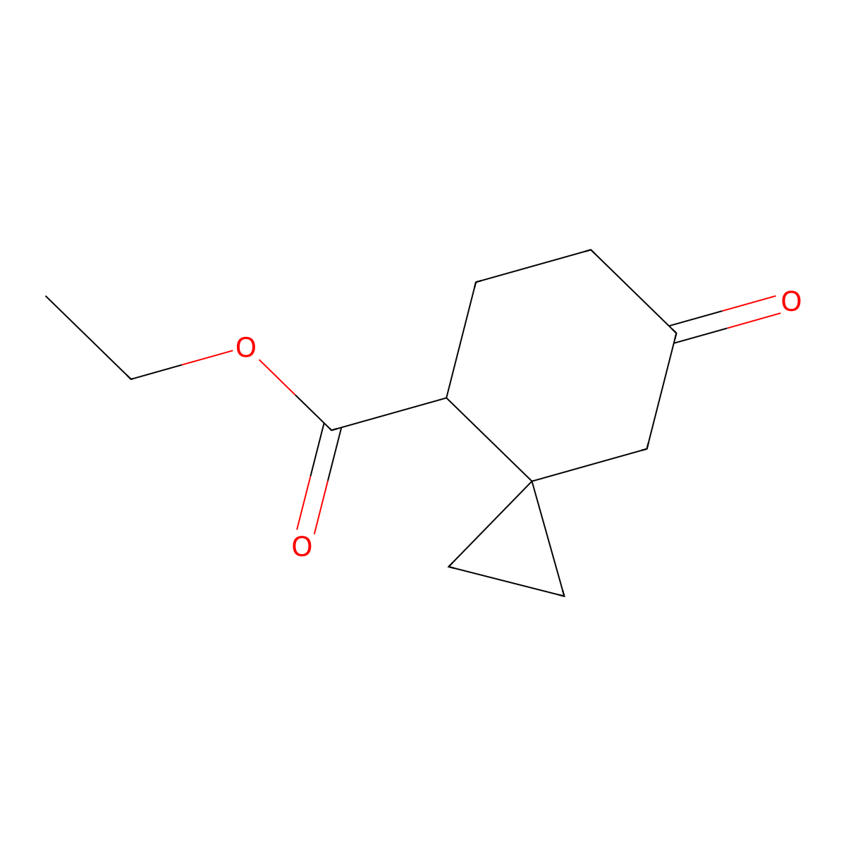 Ethyl 7-oxospiro[2.5]octane-4-carboxylate molecular structure, CAS 1312536-66-5