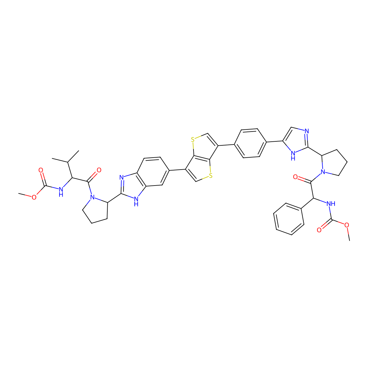Samatasvir molecular structure, CAS 1312547-19-5