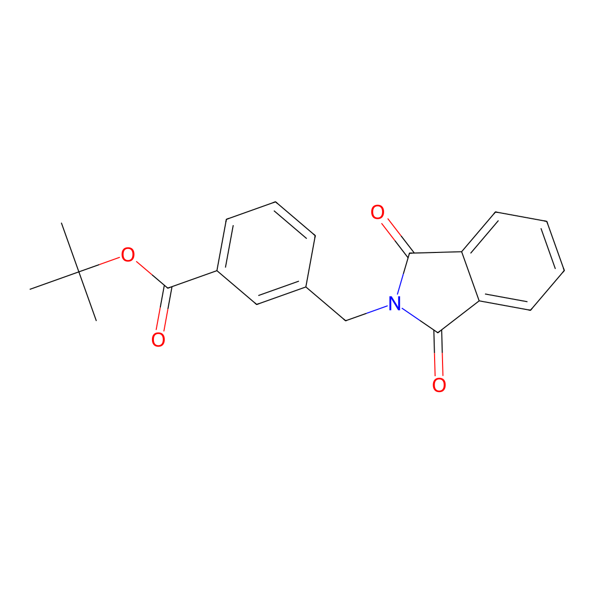 Tert-butyl 3-((1,3-dioxoisoindolin-2-yl)methyl)benzoate molecular structure, CAS 1312596-11-4