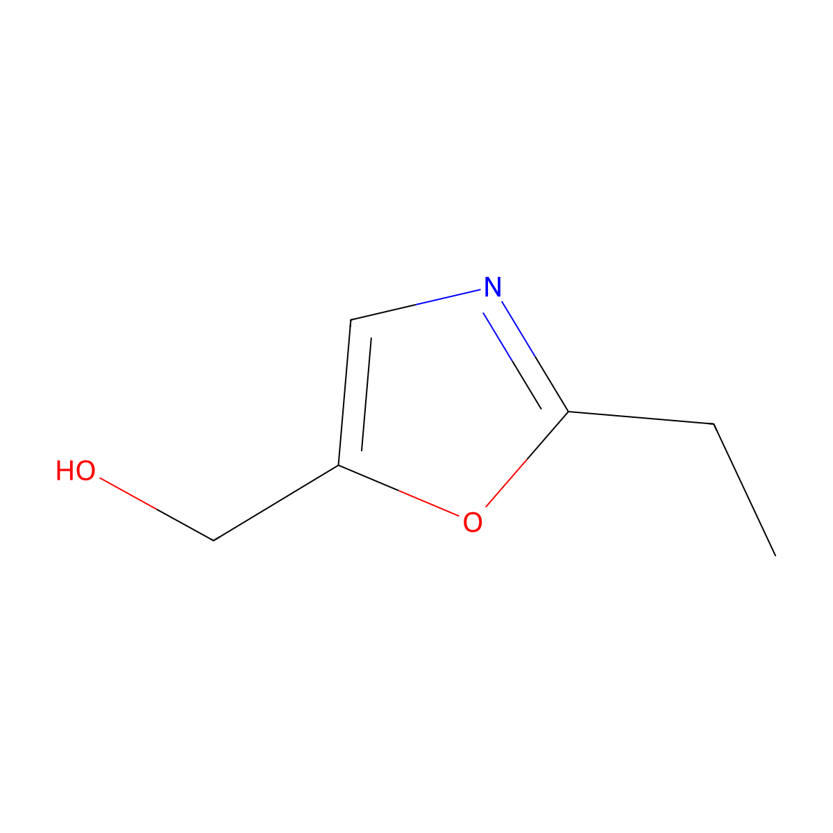 (2-Ethyl-oxazol-5-yl)-methanol molecular structure, CAS 1312601-18-5