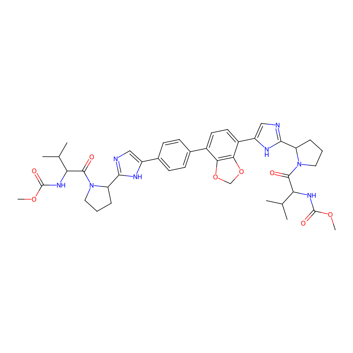 Coblopasvir molecular structure, CAS 1312608-46-0