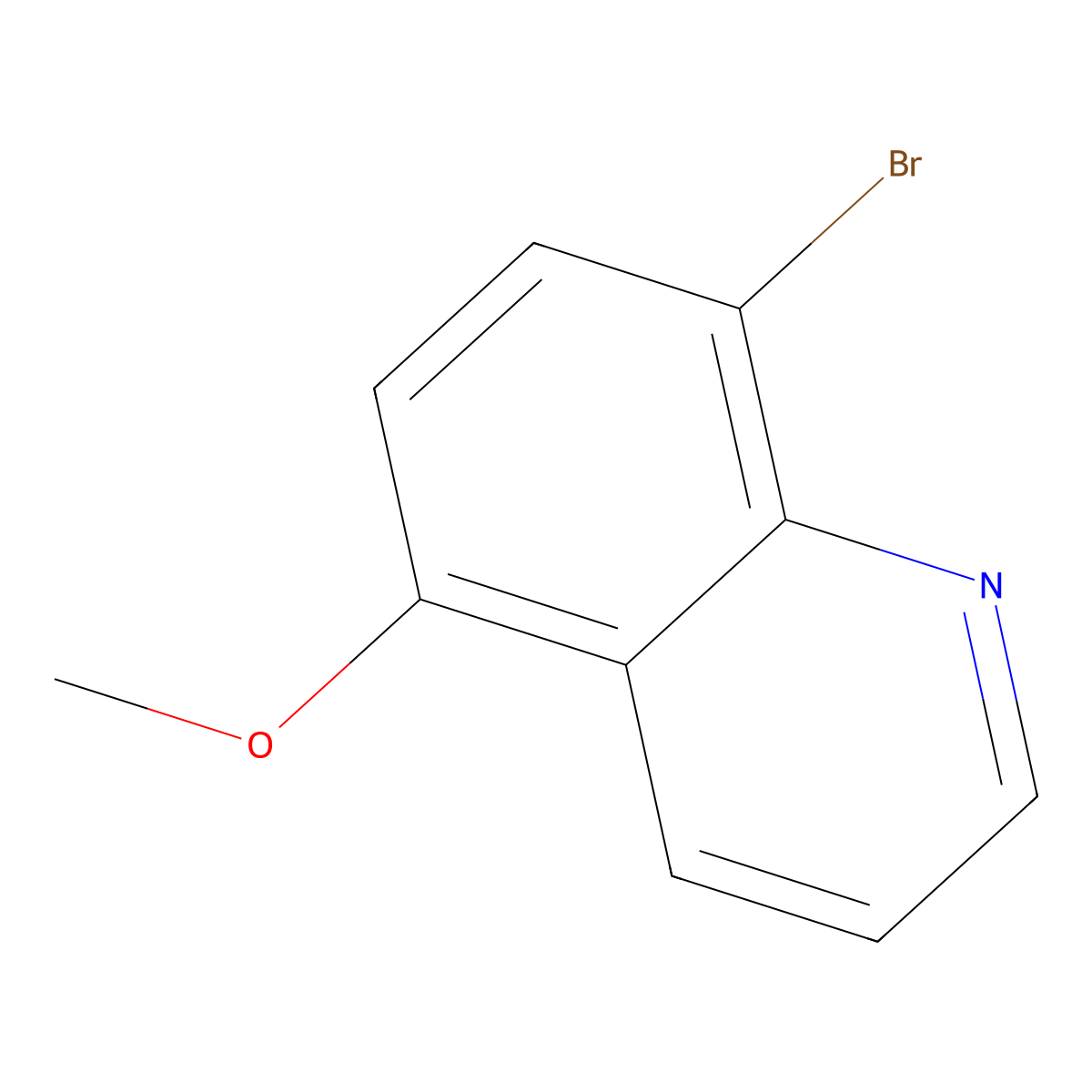 8-Bromo-5-methoxyquinoline molecular structure, CAS 1312610-18-6
