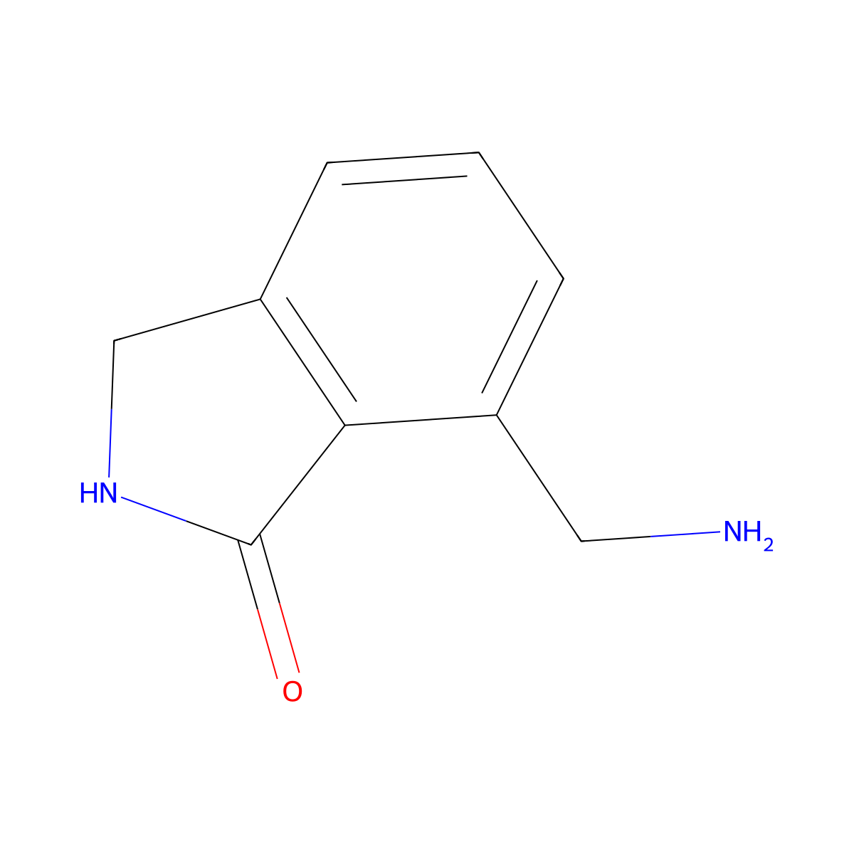 7-(Aminomethyl)isoindolin-1-one molecular structure, CAS 1312657-27-4