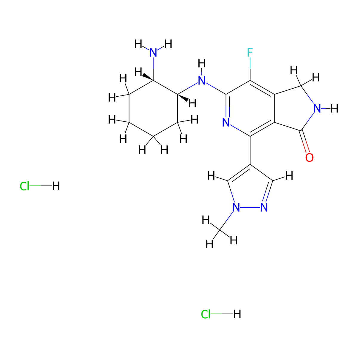 TAK-659 HCl molecular structure, CAS 1312691-41-0