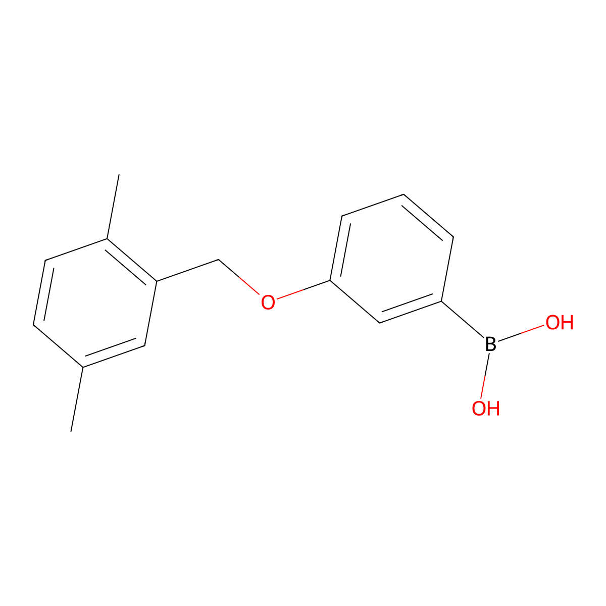 Boronic acid, B-[3-[(2,5-dimethylphenyl)methoxy]phenyl]- molecular structure, CAS 1312765-64-2