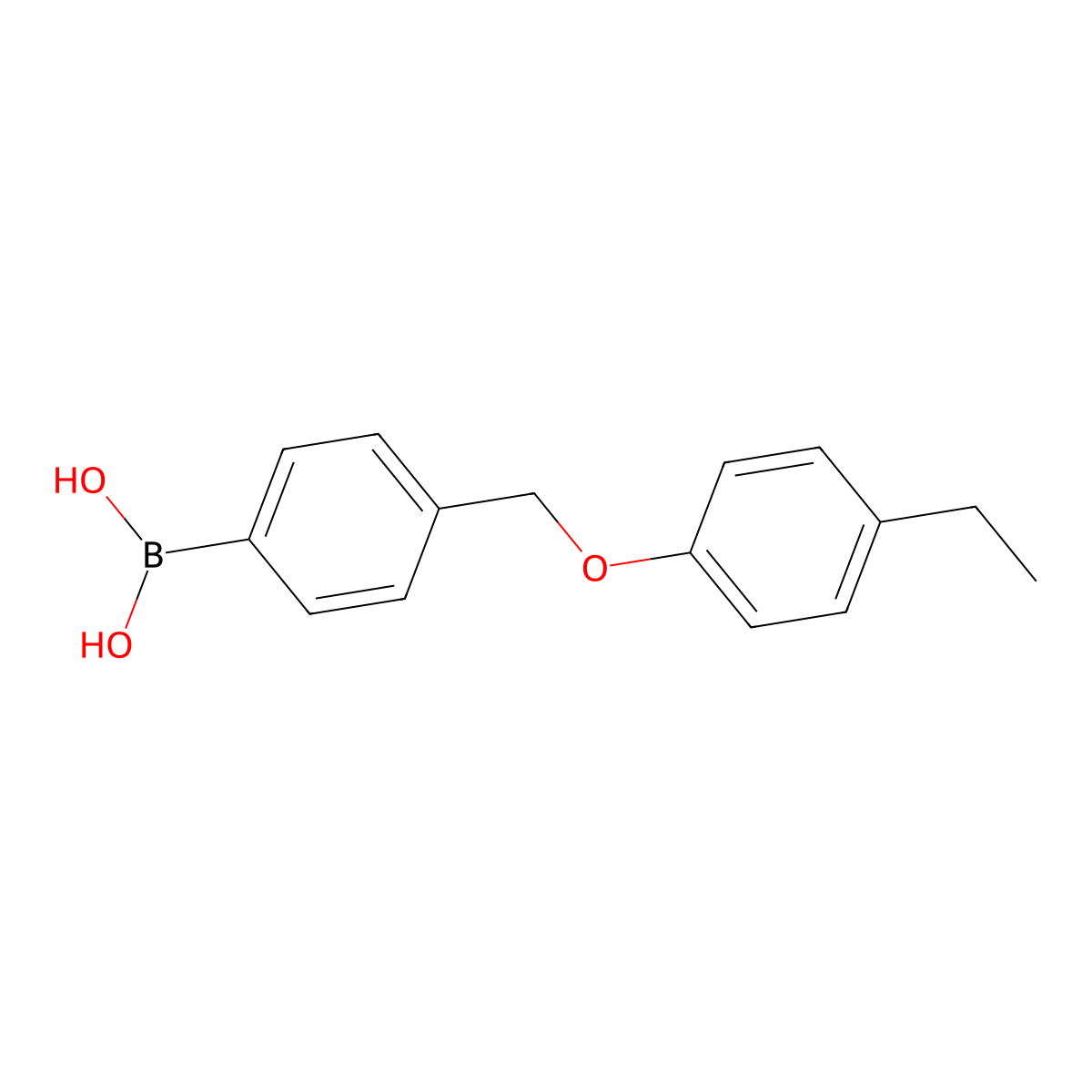 B-[4-[(4-Ethylphenoxy)methyl]phenyl]boronic acid molecular structure, CAS 1312939-57-3
