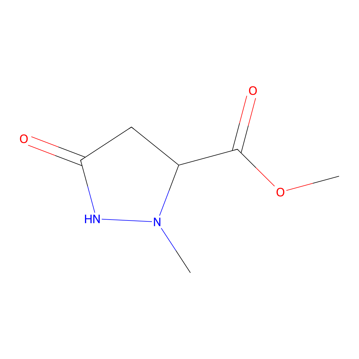 methyl 3-hydroxy-1-methyl-4,5-dihydro-1H-pyrazole-5-carboxylate molecular structure, CAS 1312949-19-1