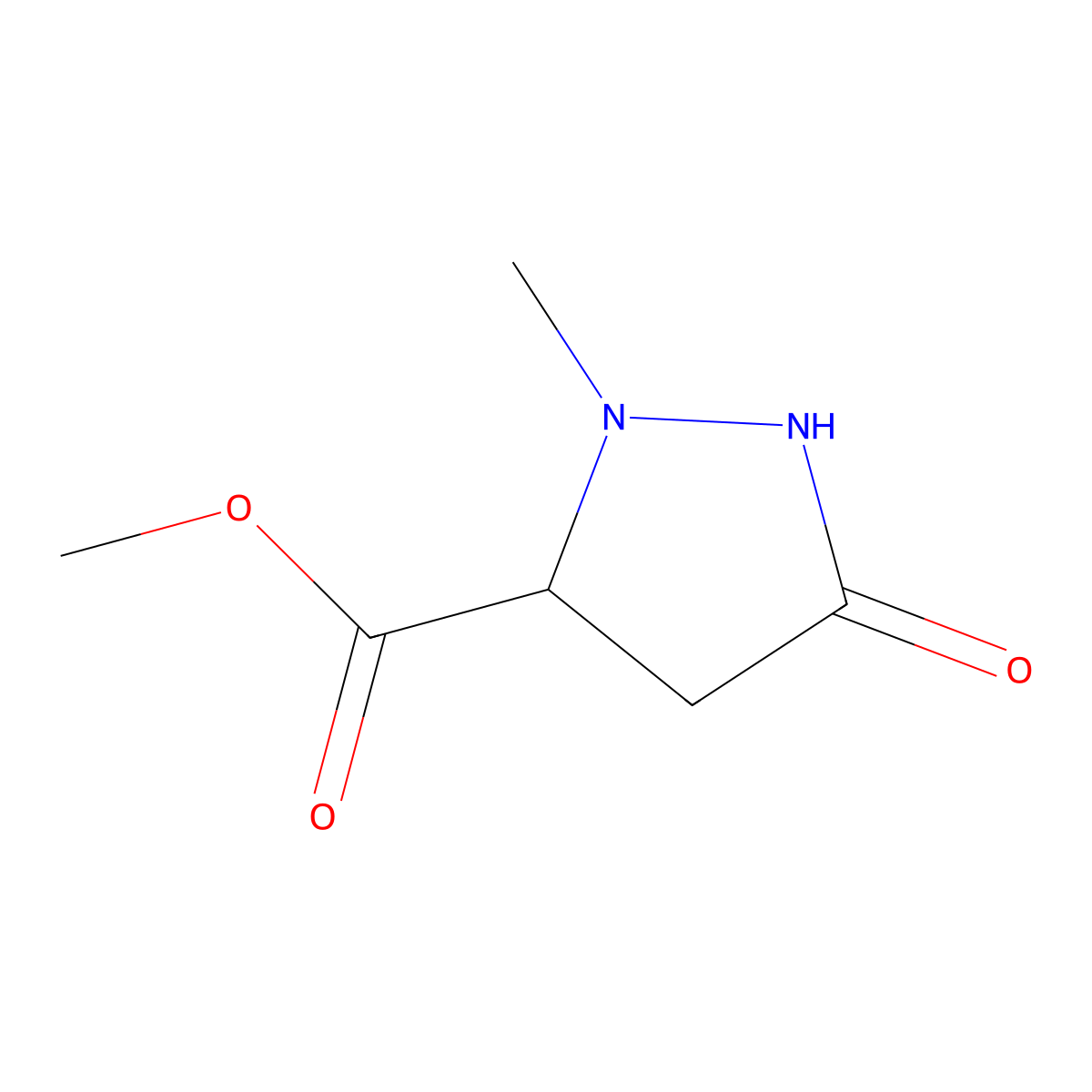methyl 3-hydroxy-1-methyl-4,5-dihydro-1H-pyrazole-5-carboxylate molecular structure, CAS 1312949-19-1
