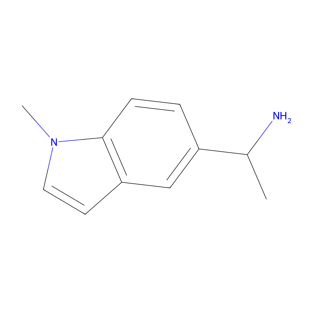 1-(1-Methyl-1H-indol-5-YL)ethanamine molecular structure, CAS 1312949-64-6