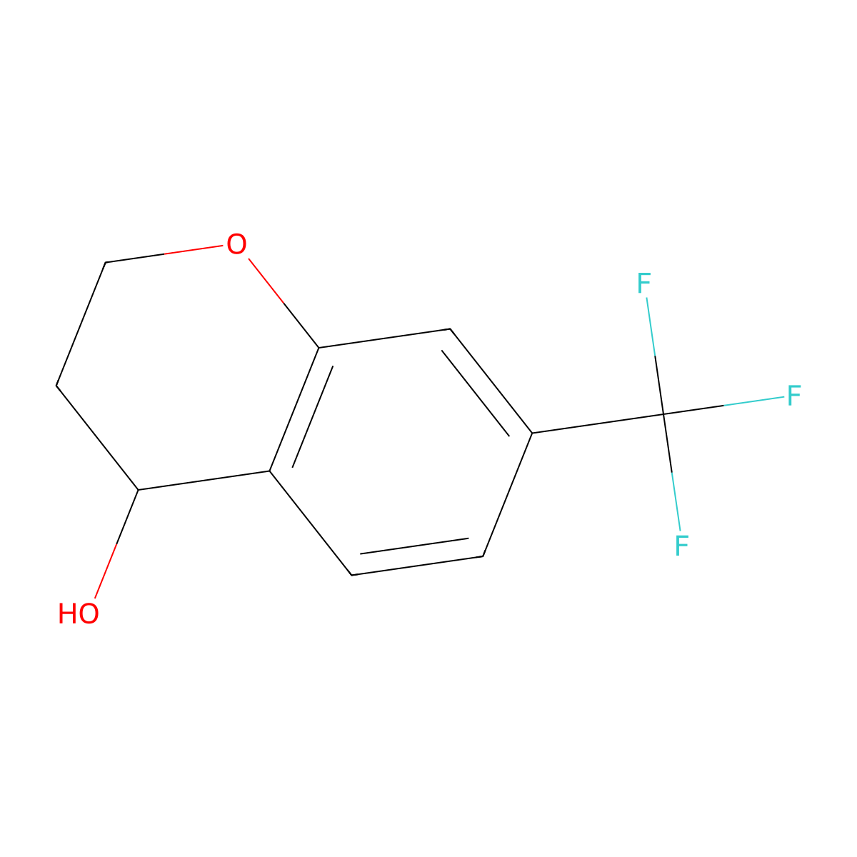 7-(Trifluoromethyl)chroman-4-ol molecular structure, CAS 1313035-00-5