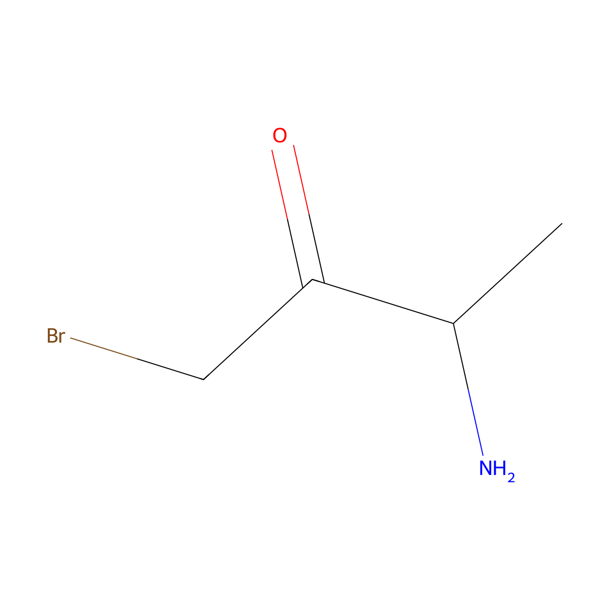 (3R)-3-amino-1-bromobutan-2-one molecular structure, CAS 1313054-75-9