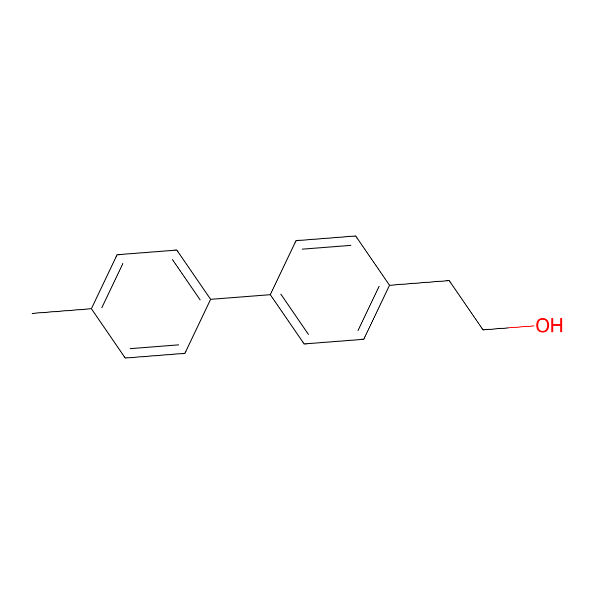 2-(4'-Methyl-[1,1'-biphenyl]-4-yl)ethanol molecular structure, CAS 131306-69-9