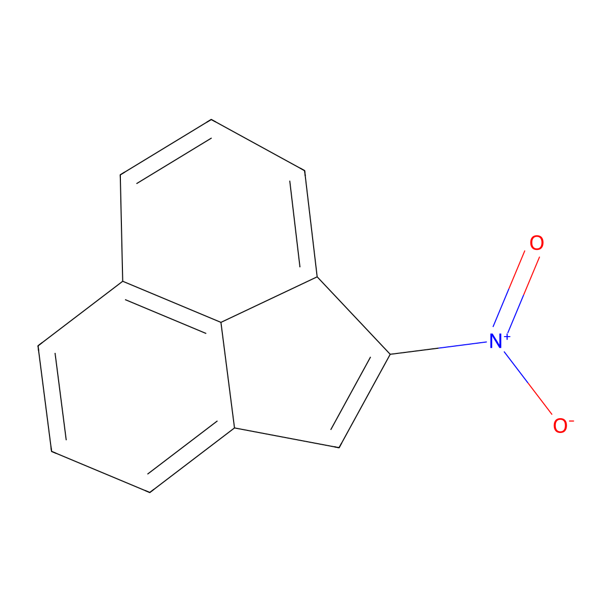 Acenaphthylene, 1-nitro- molecular structure, CAS 13132-28-0