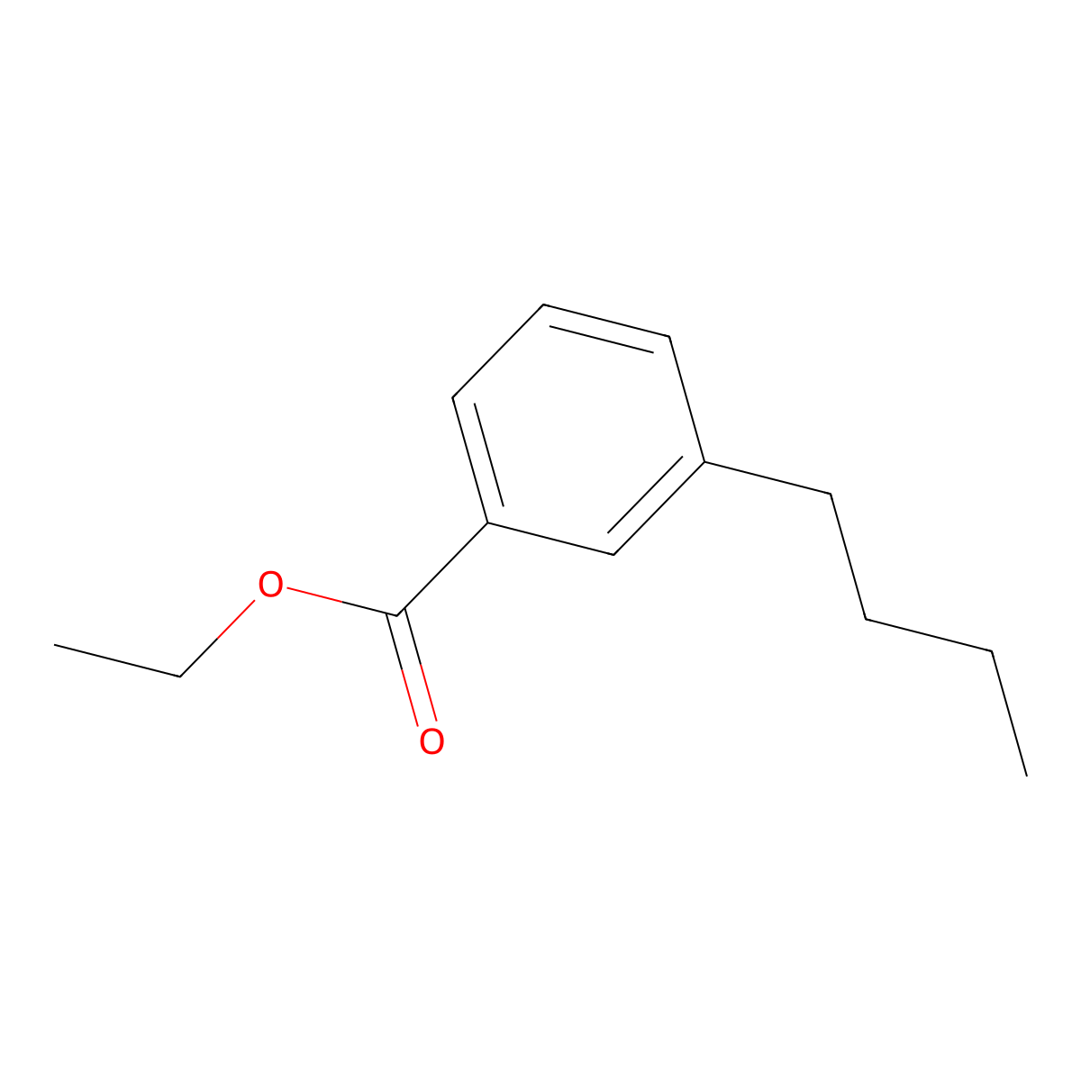 Ethyl 3-butylbenzoate molecular structure, CAS 1313217-89-8