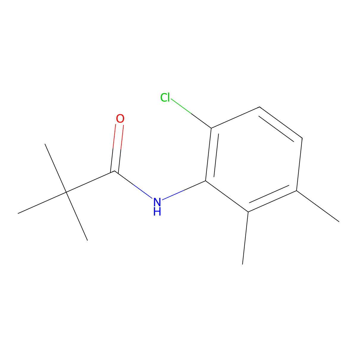 N-(6-chloro-2,3-dimethylphenyl)-2,2-dimethylpropanamide molecular structure, CAS 1313227-93-8