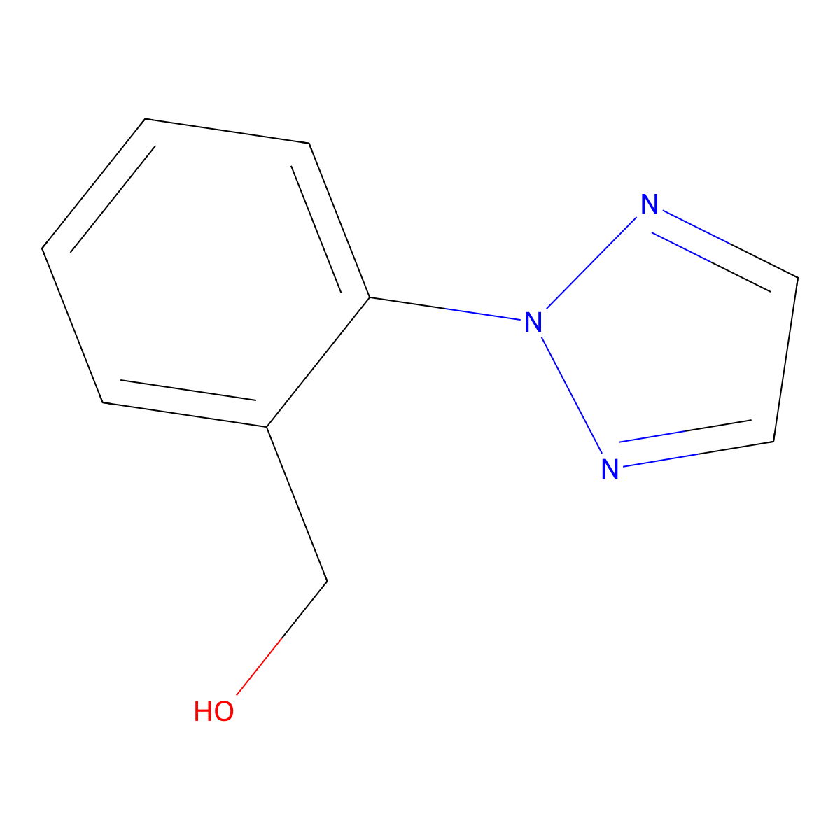 (2-(2H-1,2,3-Triazol-2-YL)phenyl)methanol molecular structure, CAS 1313237-23-8