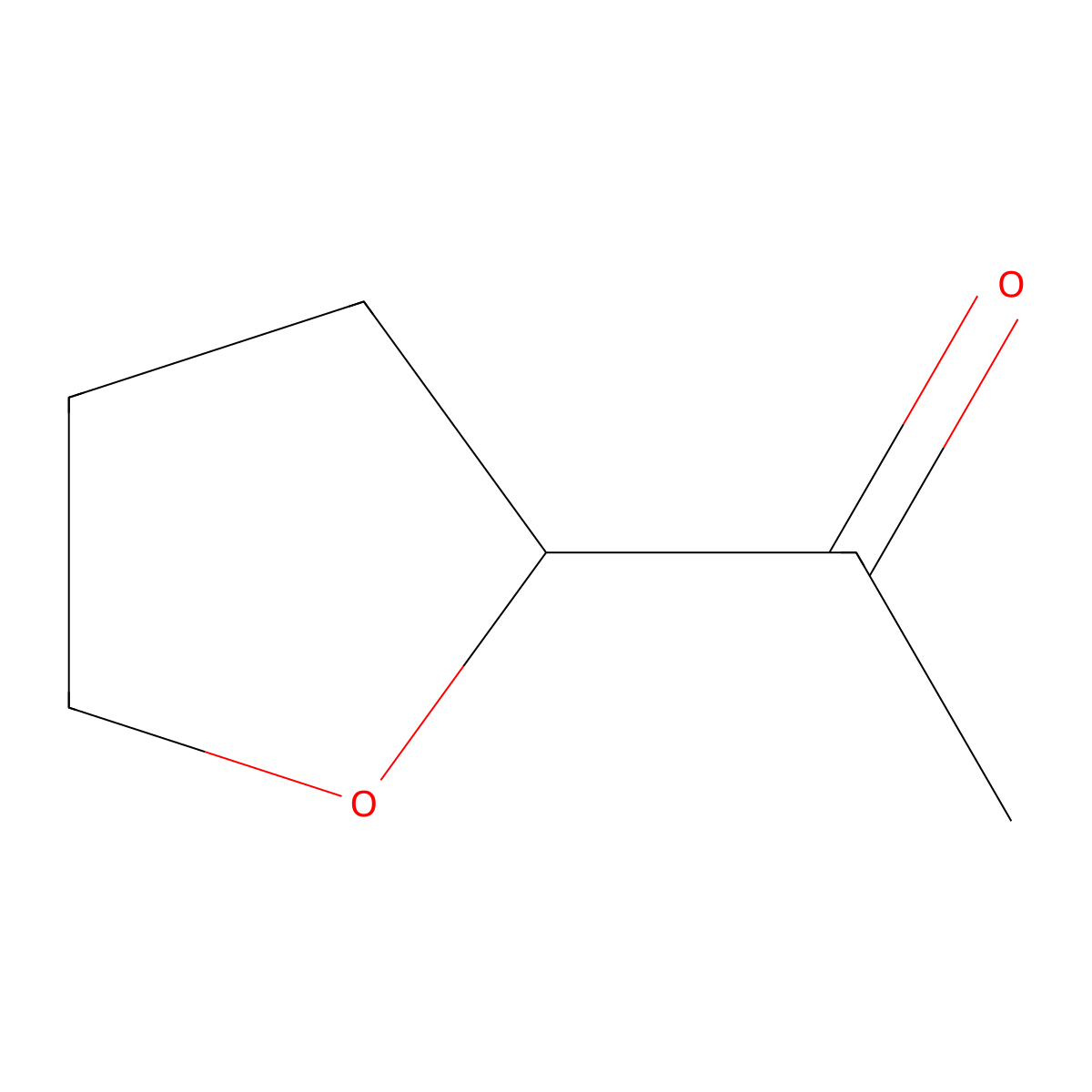 (S)-1-(tetrahydrofuran-2-yl)ethanone molecular structure, CAS 131328-27-3