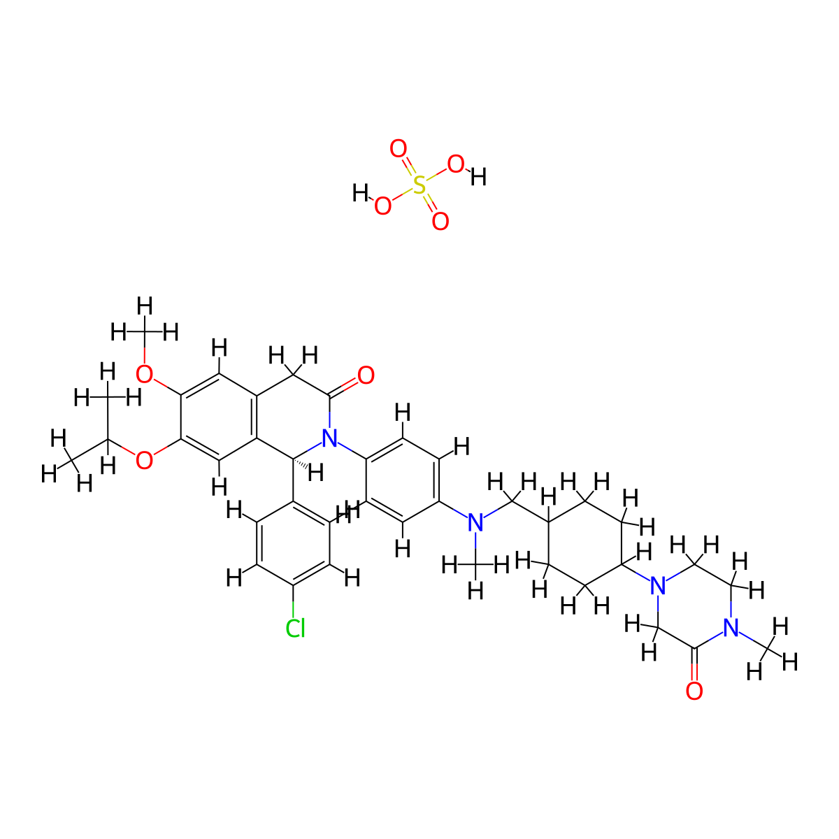 NVP-CGM097 (sulfate) molecular structure, CAS 1313367-56-4