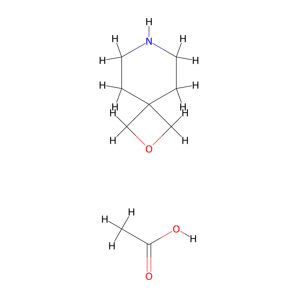 2-Oxa-7-azaspiro[3.5]nonane acetate molecular structure, CAS 1313369-52-6