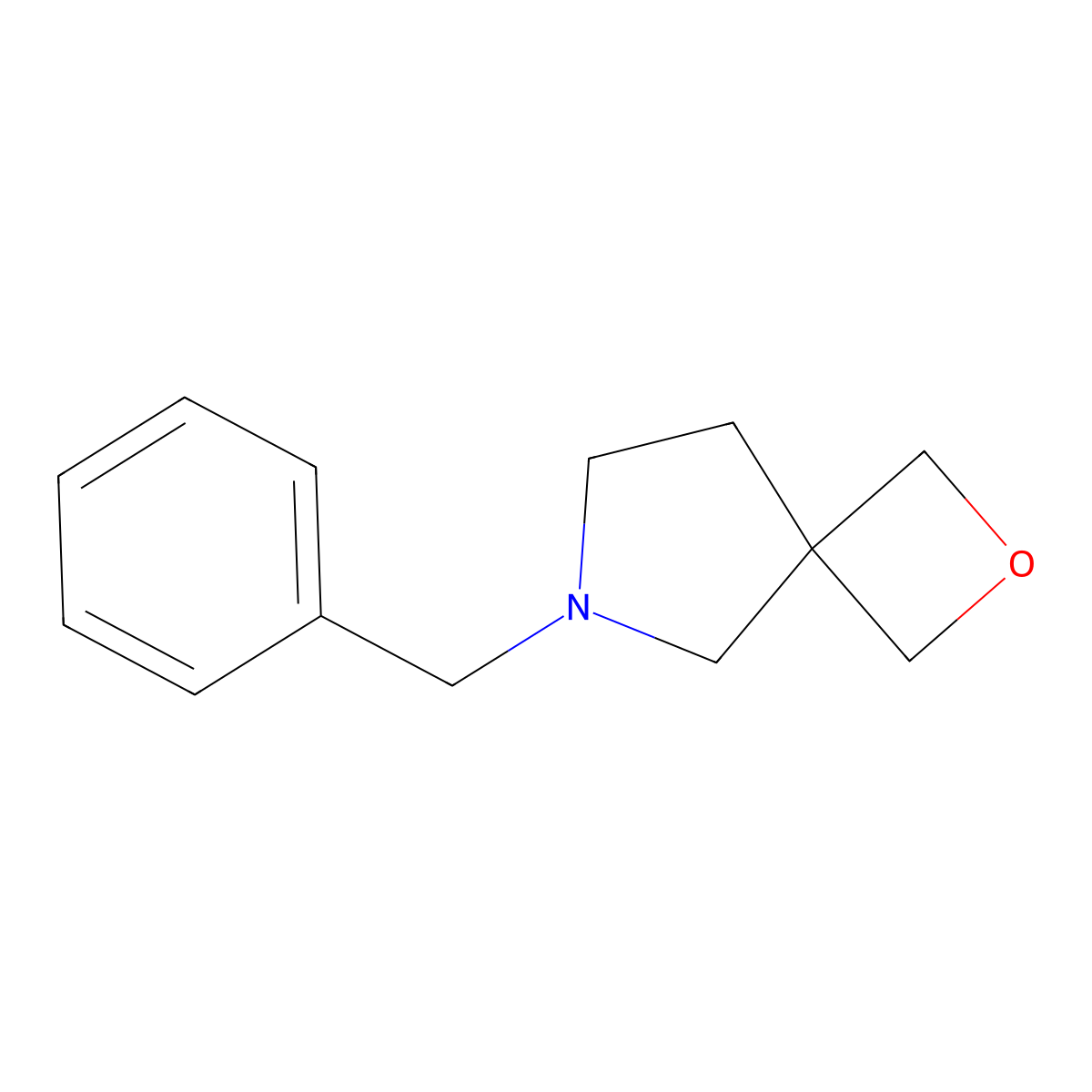 6-Benzyl-2-oxa-6-azaspiro[3.4]octane molecular structure, CAS 1313369-60-6