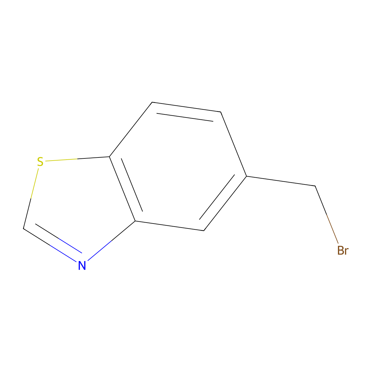 5-(Bromomethyl)benzo[d]thiazole molecular structure, CAS 131337-65-0