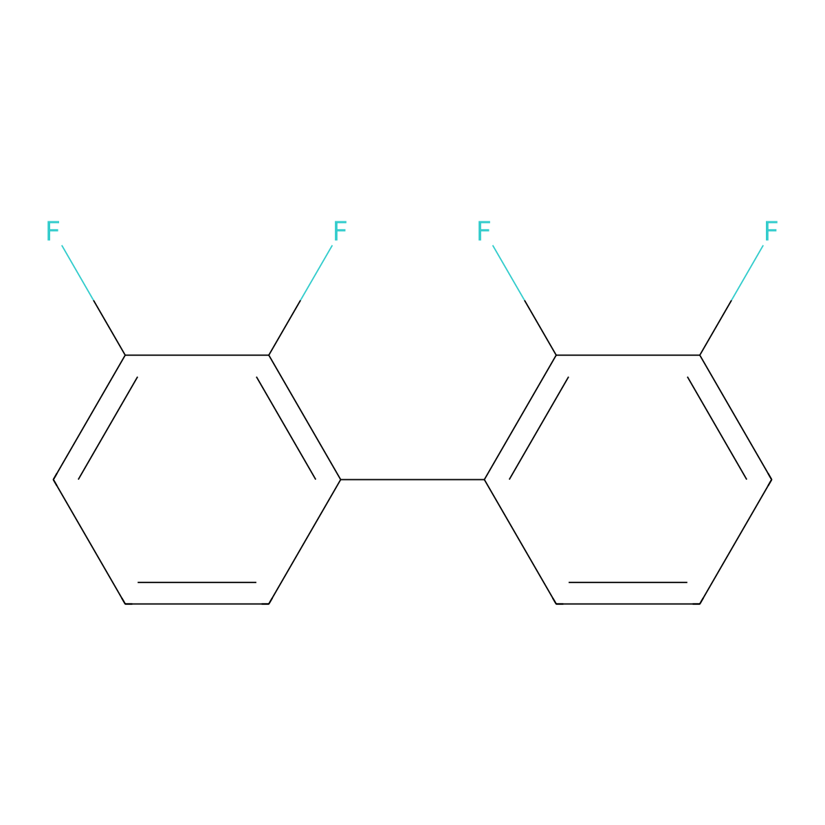 2,3,2',3'-Tetrafluorobiphenyl molecular structure, CAS 131339-92-9