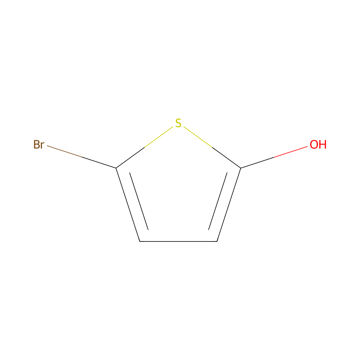 5-Bromothiophen-2-ol molecular structure, CAS 1313392-39-0