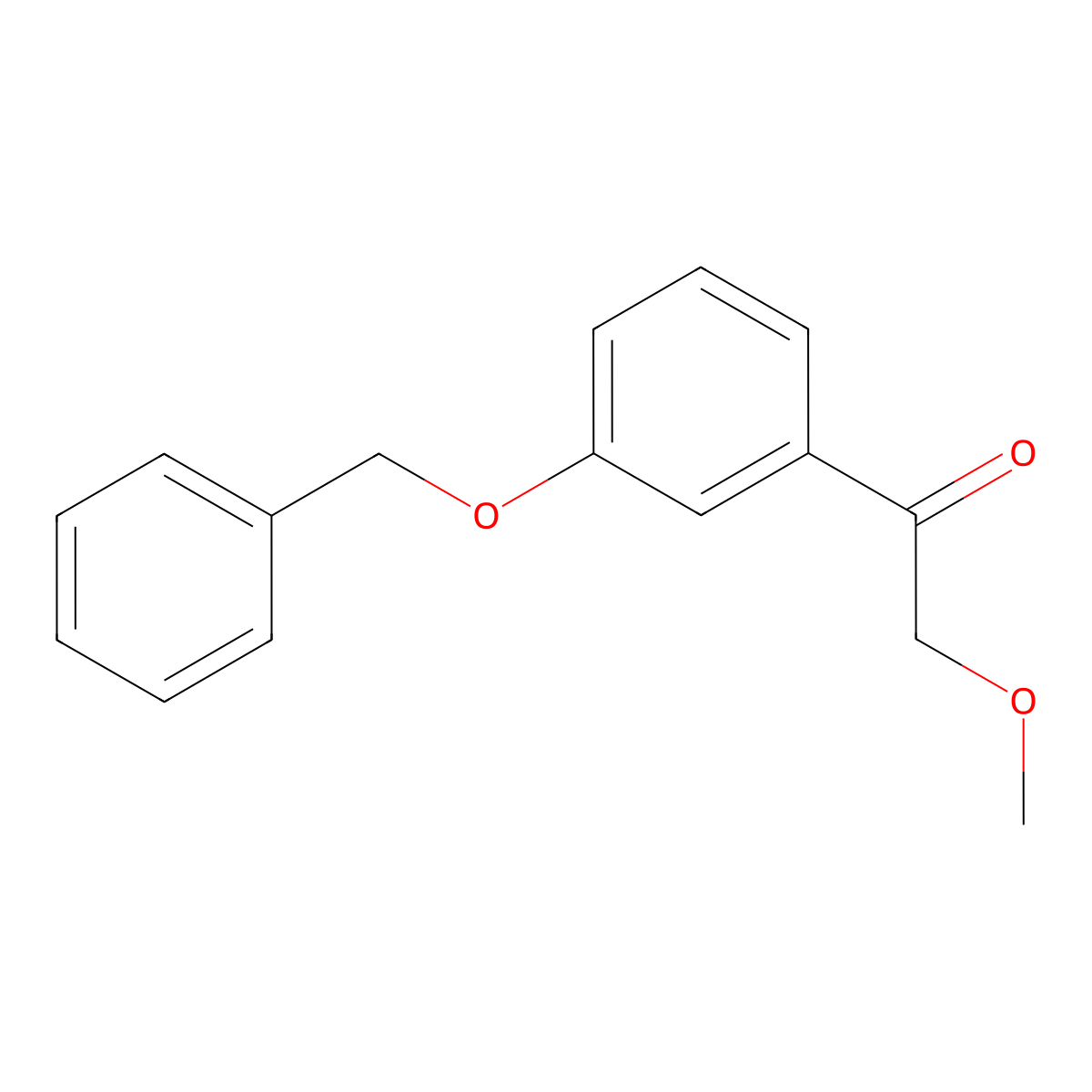 1-(3-(Benzyloxy)phenyl)-2-methoxyethanone molecular structure, CAS 131341-34-9