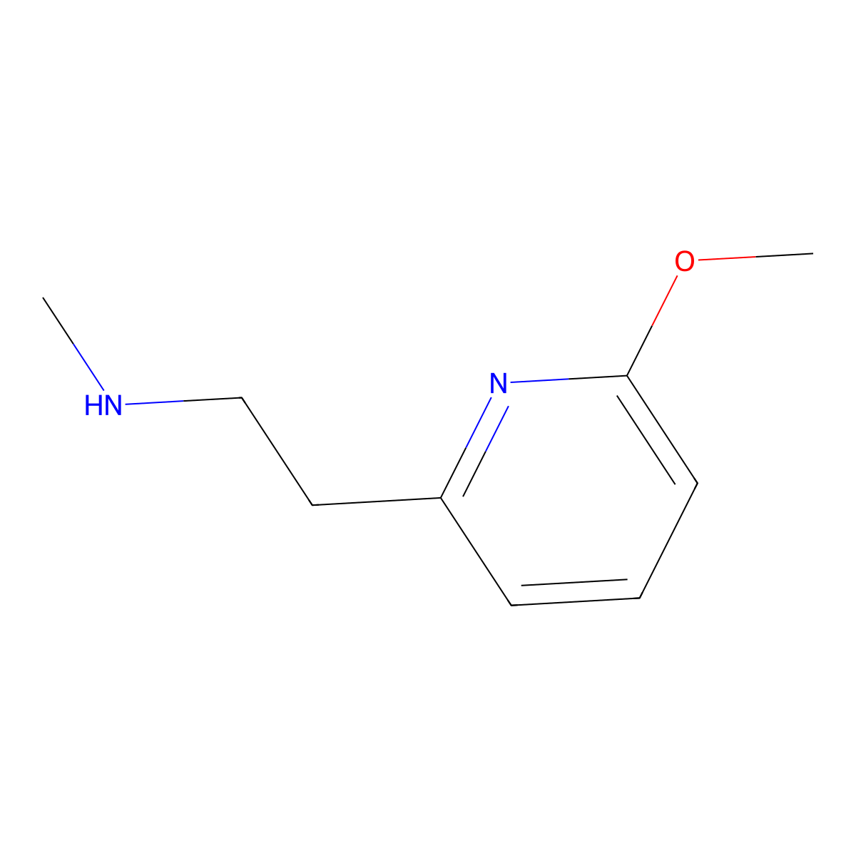 [2-(6-Methoxypyridin-2-yl)ethyl](methyl)amine molecular structure, CAS 1313426-23-1