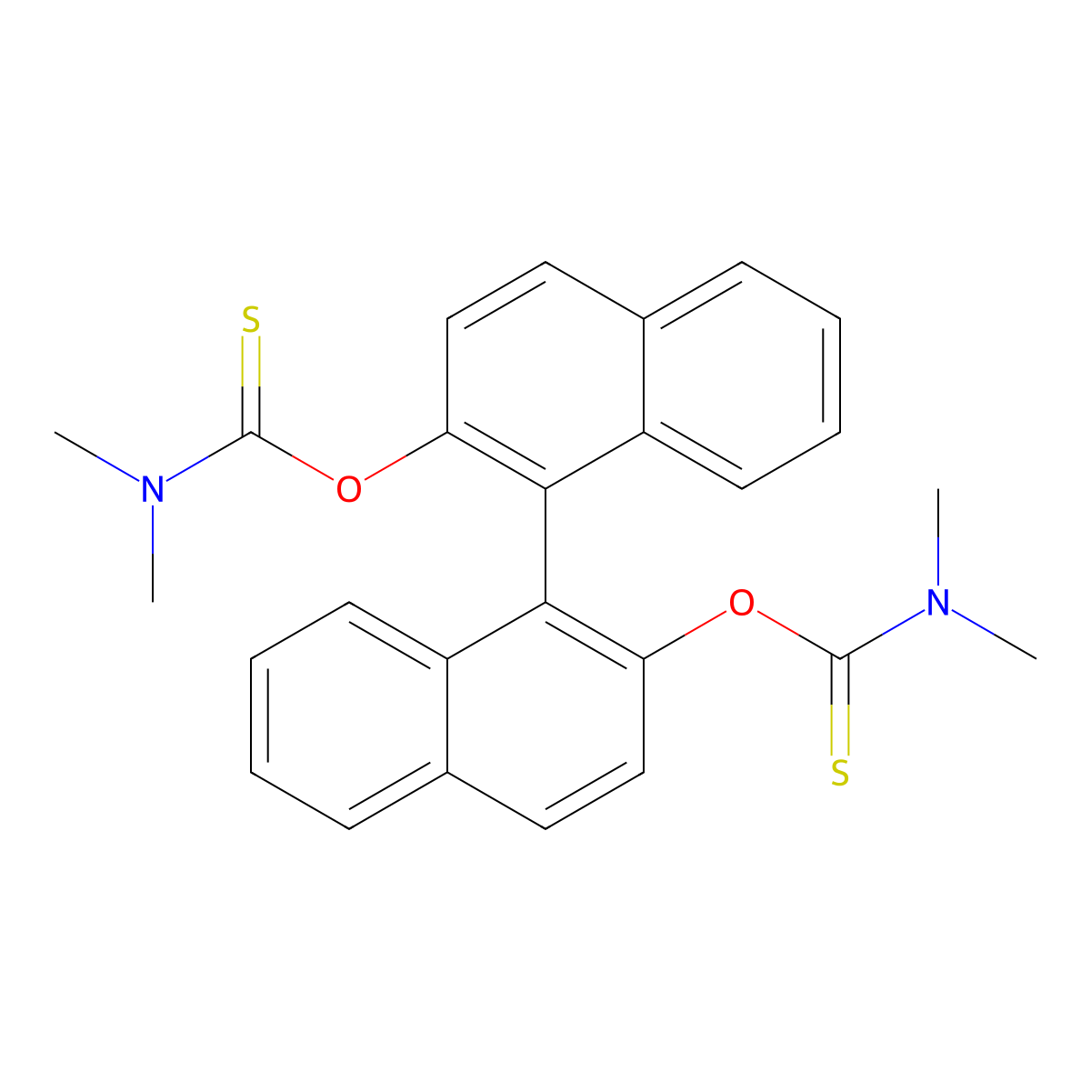 (R)-O,O'-([1,1'-Binaphthalene]-2,2'-diyl) bis(dimethylcarbamothioate) molecular structure, CAS 131351-07-0